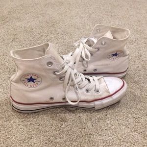 High Top White Converse